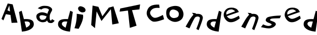 Abadi MT Condensed预览字体图片