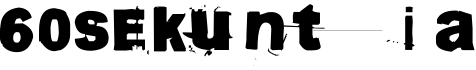 60sekuntia预览字体图片