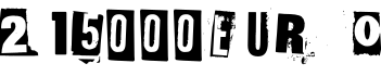 215000EURO预览字体图片