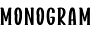 Monogram预览字体图片