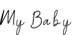 My Baby预览字体图片