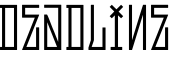 Deadline预览字体图片
