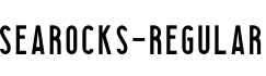 Searocks-Regular预览字体图片