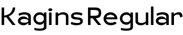 Kagins Regular预览字体图片