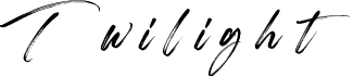 Twilight预览字体图片