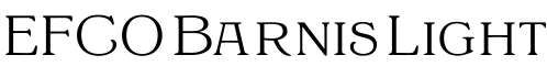 EFCO Barnis Light预览字体图片