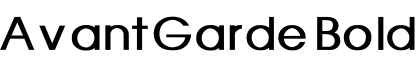 AvantGarde Bold预览字体图片