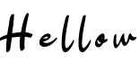 Hellow预览字体图片