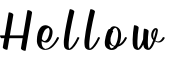Hellow预览字体图片