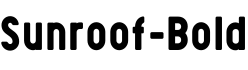 Sunroof-Bold预览字体图片