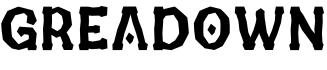 GREADOWN预览字体图片
