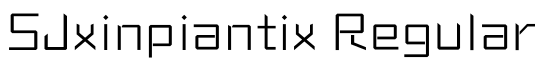 SJxinpiantix Regular预览图片