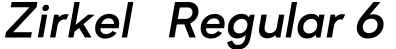 Zirkel   Regular 6预览图片