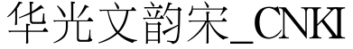 华光文韵宋_CNKI预览图片