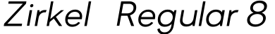 Zirkel   Regular 8预览图片