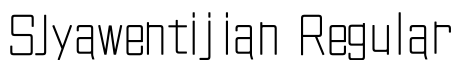 SJyawentijian Regular预览图片