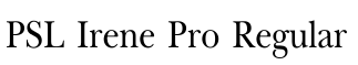 PSL Irene Pro Regular预览图片