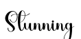 Stunning预览字体图片