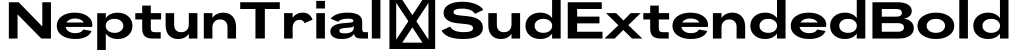 NeptunTrial-SudExtendedBold预览图片