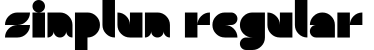 Simplum Regular预览图片