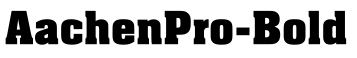 AachenPro-Bold预览图片