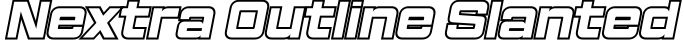 Nextra Outline Slanted预览图片