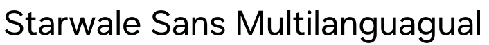 Starwale Sans Multilanguagual预览图片