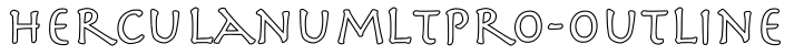 HerculanumLTPro-Outline预览图片