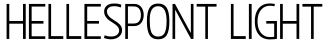 Hellespont Light预览字体图片