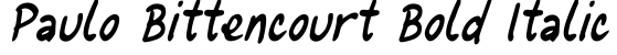 Paulo Bittencourt Bold Italic预览图片
