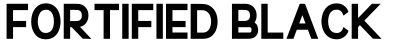 Fortified Black预览字体图片