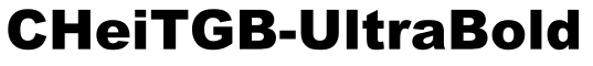 CHeiTGB-UltraBold预览图片