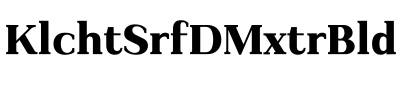 Kulachat Serif DEMO ExtraBold预览图片